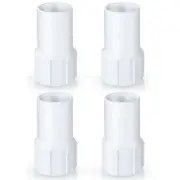 1 1/2 Inch Threaded Pool Vacuum Hose Cuffs Replacement, 4 Pcs