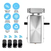 Home Door Lock Kit Remote Control Keyless Entry Electronic Lock -theft Ed C7Y0