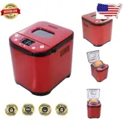Stainless Steel 15-in-1 Bread Maker Machine - Perfect for Yogurt, Cakes & More
