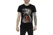 Guardians Of The Galaxy Mens Standing Rocket Raccoon Cotton T-Shirt (Black) - UTBI1588