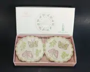 Freund Mayer Paper Drink Coasters 16 Dripmats Butterflies Made In England VTG