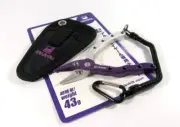 Kahara Aluminum Split Ring Pliers Light Game 43 Grams 4.5 Inch PP Sv (1628)