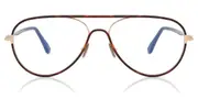 Tom Ford FT5897-B Blue-Light Block 053 Men's Glasses Tortoiseshell Size 57 - Private Health Rebate - Blue Light Block Available