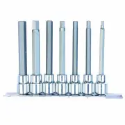 SP Tools SP20547 - Inhex Bit Socket Rail Set 7 Piece 3/8" Drive Metric 100mm