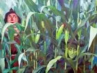 Cornfield - Wizard of Oz Scarecrow - giclee art print - signed by artist Waitsel