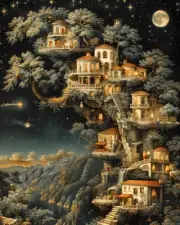 Whimsical Worlds: Bizarre and Eccentric 8x10 Art Prints to Amaze 68431051
