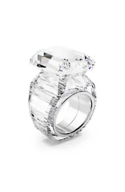 Swarovski Lucent Cocktail Ring in Silver/White at Nordstrom, Size 9