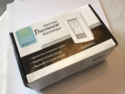 AUBE TH115-A-240D-B 7-DAY PROGRAMMABLE ELECTRIC HEAT THERMOSTAT 208-240 VOLT