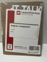 Launchpad Solo Biology For A Changing World Third Edition 12 Months
