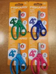4 Pack: Fiskars 5" Kids Scissors Blunt-tip *New* *Colors May Vary* 9B