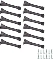 Amazon Basics Spring Door Stop - Oil Rubbed Bronze, 12-Pack