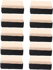 NOLITOY 12Pcs Chalkboard Erasers for Felt Cloth Cleaners for Classroom Office and Home Use Dry Erase Board Wipers with Workmanship
