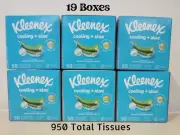 Kleenex Cooling + Aloe (Formerly Kleenex Cool Touch) - 19 Boxes
