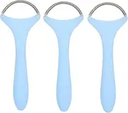 Spring Facial Hair Remover Steel Long Handle Gentle Threading Epilator for Women 3pcs