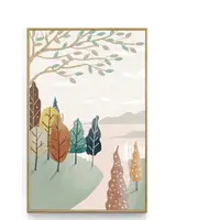 在飛比找momo購物網優惠-【JEN】北歐小清新四季風景掛畫壁畫裝飾畫30*40cm(A