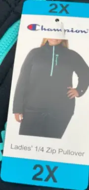 Champion Ladies' 1/4 ZIP PULLOVER 2X