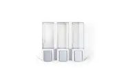 BETTER LIVING Clever 3 x 500ml Shower Dispenser Triple - Matte White