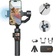 Hohem Isteady M7 Gimbal Stabilizer for Smartphone, Magnetic AI Tracker Fill Ligh