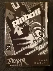 PINBALL FANTASIES Atari Jaguar ORIGINAL MANUAL... NO CARTRIDGE NO BOX