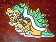 Vtg BOWSER Nintendo Power Rubber Magnet Standings Board Super Mario Bros. 1989