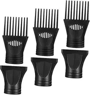 SOESFOUFU Hair Dryer Nozzle Blowout Brush Hair Dryer Diffuser Universal Styling Tool 6pcs Kit