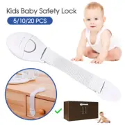 5/10/20X Child Kids Baby Safety Lock For Door Drawers Cupboard Cabinet Adhesive