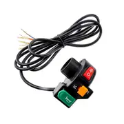 Electric Scooter Handle Switch Turn Light Horn Head Light Control Switch 3-In-1 Switch for Citycoco black