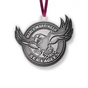 Manly Sea Eagles NRL Metal Christmas Tree Ornament Decoration