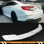 FOR 18-2021 ACCORD JDM V2 PLATINUM PEARL WHITE HIGH KICK DUCKBILL TRUNK SPOILER (for: Honda)