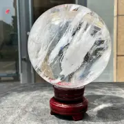 6.83LB white Smelting Stone Quartz Sphere Crystal Energy Ball Reiki Healing