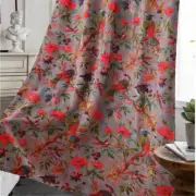 INDIAN VINTAGE COTTON VELVET CURTAIN DRAPE WINDOW DECOR HEAVY DOOR CURTAIN