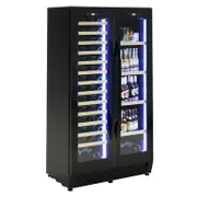 VinoVault Dual Zone 365L Wine Fridge with Can Storage