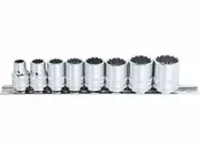 SP Tools SP20231 - Socket Set On Rail 3/8" Imperial 12-Point