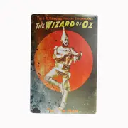 2x Tin Sign The Wizard Of Oz Sprint Drink Bar Whisky Rustic Look