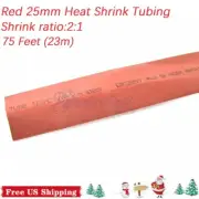 75 ft 25mm Solder Sleeve Heat Shrink Tubing Waterproof AWG Wire Splice Connector
