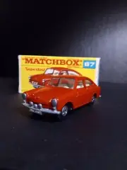 Matchbox RARE Superfast #67 Volkswagen 1600 Red In Original F Type Script Box