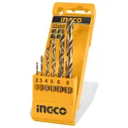 INGCO 6 Pcs Metal Drill Bits Set 2-6, 8mm
