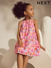 Multi Floral Print Broderie Sundress (3-16yrs) (AC6205) | $38 - $47