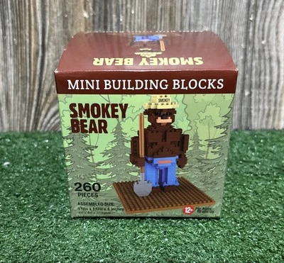 Smokey Bear Mini Building Blocks 260 pieces Assembling Toy NEW SEALED BOX