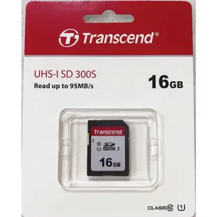 Transcend創見SD記憶卡SD卡UHS-I U1 SDC300S 16G 32G 64G 128G SD CARD