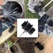 100/150mm Dryer Vent Cleaner Kit Lint Brush Drill Attachment Duct Cleaning Tool