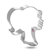 Doll Head 4.25'' Cookie Cutter Metal Beauty Manikin Head Salon