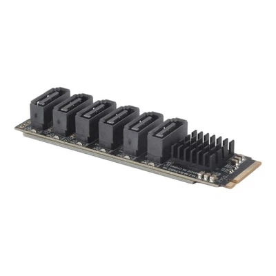 M.2 NVME PCI-E PCIE X4 X8 X16 to 6 Port 3.0 Adapter Card Riser ASM11663954