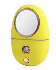 Multitasky Mini Yellow Portable Nano Face Mister/Mirror