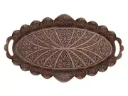 Turkish Tray,14incX 8,27inc Serving Tray,Coffee Tray,Tea Tray,Decorative Serving