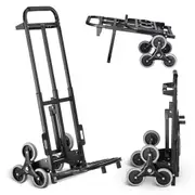 Stair Climbing Cart Heavy Duty Folding Hand Truck Dolly 208 kg 6 Wheels