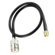 RG58 Coaxial Cables RP SMA Male to UHF (SO239) Female - 1.3Feet / 1Pcs