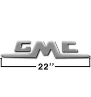 1955-62 Tailgate Letters - Chrome - GMC - Stepside for GMC Truck