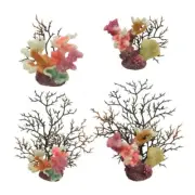 Delicate Mini Coral Terrarium Coral Clump Naural Appearance Aquarium Decor