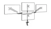 Pholiten Quad 4 Monitor Arm Desk Mount for Max 32 inch Screens, Gas Spring Ad...